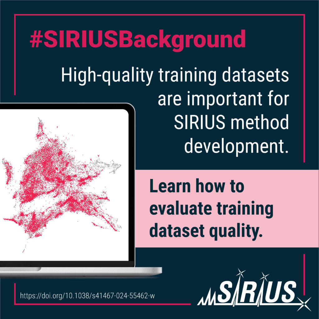 High-quality training datasets are important for SIRIUS method development. Learn how to evaluate training dataset quality.