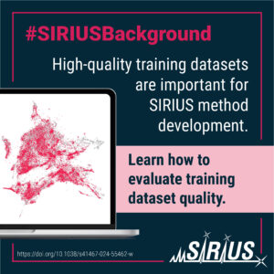 High-quality training datasets are important for SIRIUS method development. Learn how to evaluate training dataset quality.