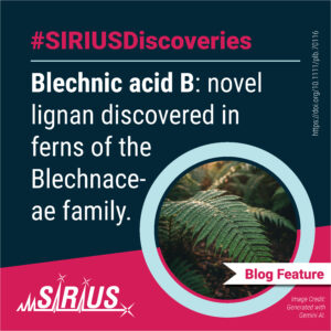 Blechnic acid B: novel lignan discovered in ferns of the Blechnaceae family.