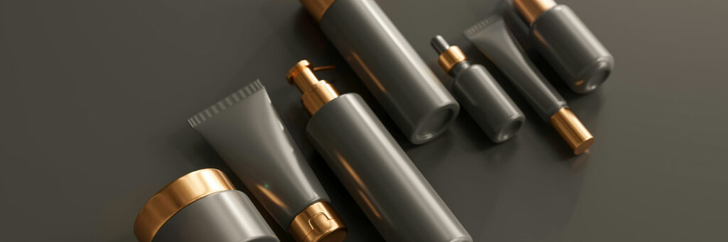 A Collection of Cosmetic Bottles